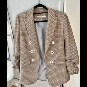 Veronica beard plaid blazer size 4